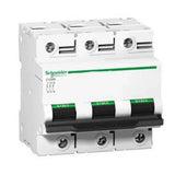 Schneider Miniature Circuit Breaker C Curve 100Amp 10 kA 3Pole 4.5Module 81mm DIN Rail/Clip-On Mount | A9N18367