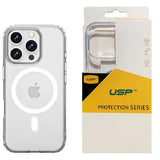 USP Apple iPhone 16 Pro (6.3') Clear Rock Shockproof Case with MagSafe - Ultra-thin, Lightweight, Non-slip, Crystal Clear, 10 Years Warranty