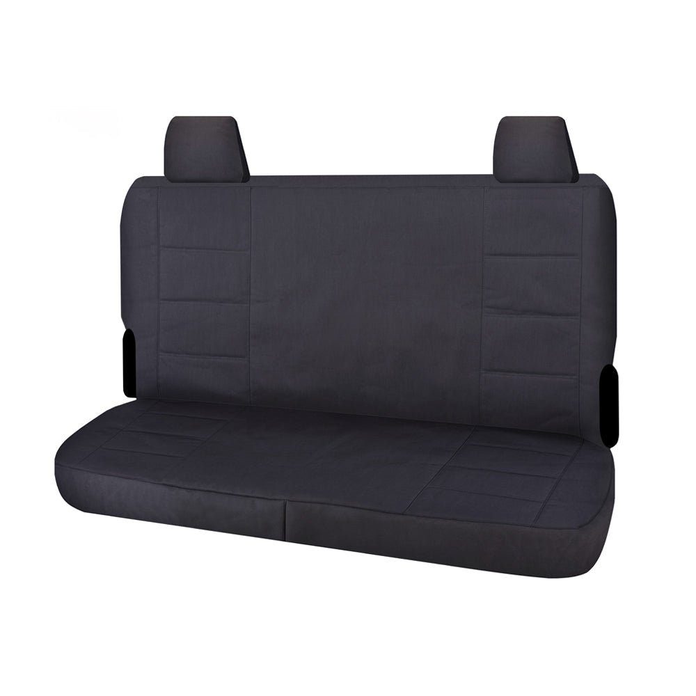 Automotive Parts: Seat Covers for TOYOTA LANDCRUISER 70 SERIES VDJ 05/2008 - ON DUAL CAB REAR BENCH CHARCOAL CHALLENGER