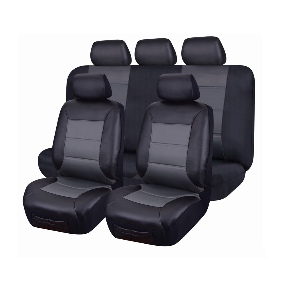 Automotive Parts: Seat Covers for HOLDEN CAPTIVA CG MY07 - MY09 SERIES 09/2006 - 08/2009 CGII MY16 - MY18 02/2016 - ON 4X4 SUV/WAGON 5 SEATERS FR GREY EL TORO