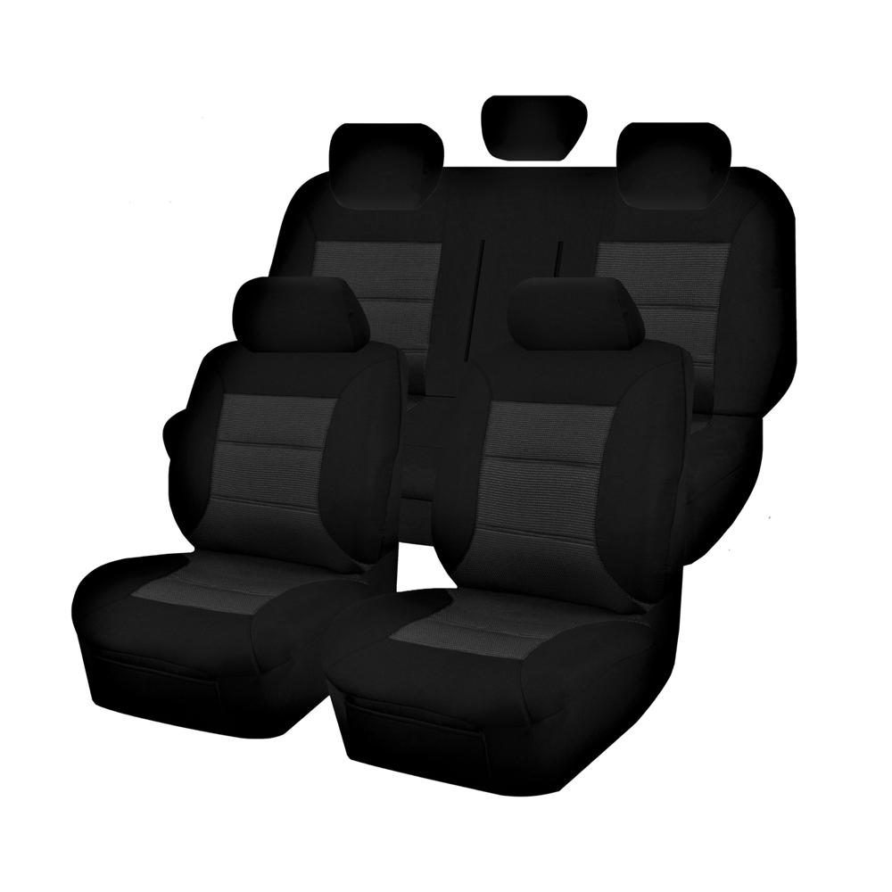 Automotive Parts: Seat Covers for Isuzu D-Max Crew Cab LS-M, LS-U, X-TERRAIN 07/2020 - On Premium Black