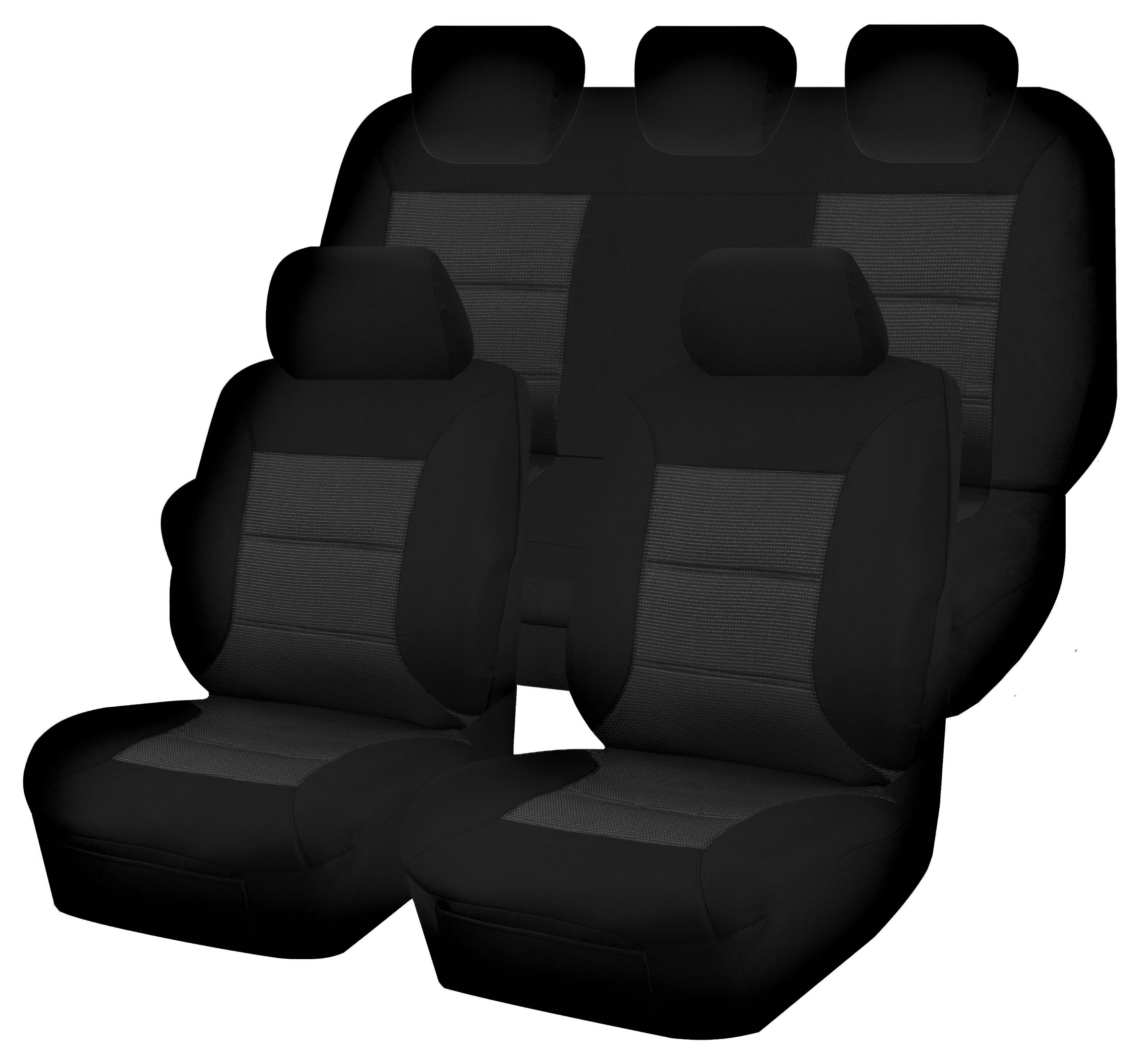 Automotive Repair & Speciality Tools: Seat Covers for MAZDA BT-50 B22P/Q-B32P/Q UP SERIES 10/2011 ? 08/2015 DUAL CAB FR BLACK PREMIUM