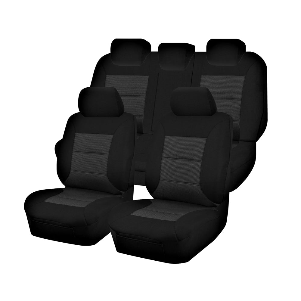 Automotive Repair & Speciality Tools: Premium Jacquard Seat Covers - For Honda Civic 9Th Gen Series Iii Hatch (2012-2016)