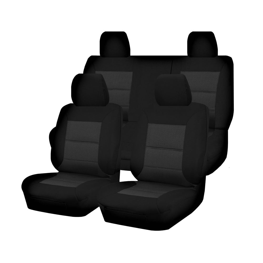 Automotive Parts: Premium Jacquard Covers - For Nissan Frontier D40 Series Dual Cab (2006-2015)
