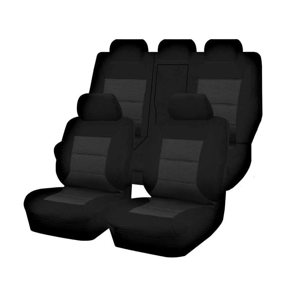 Automotive Parts: Premium Jacquard Seat Covers - For Mitsubishi Outlander Zj-Zk-Zl Series (2012-July/2021)