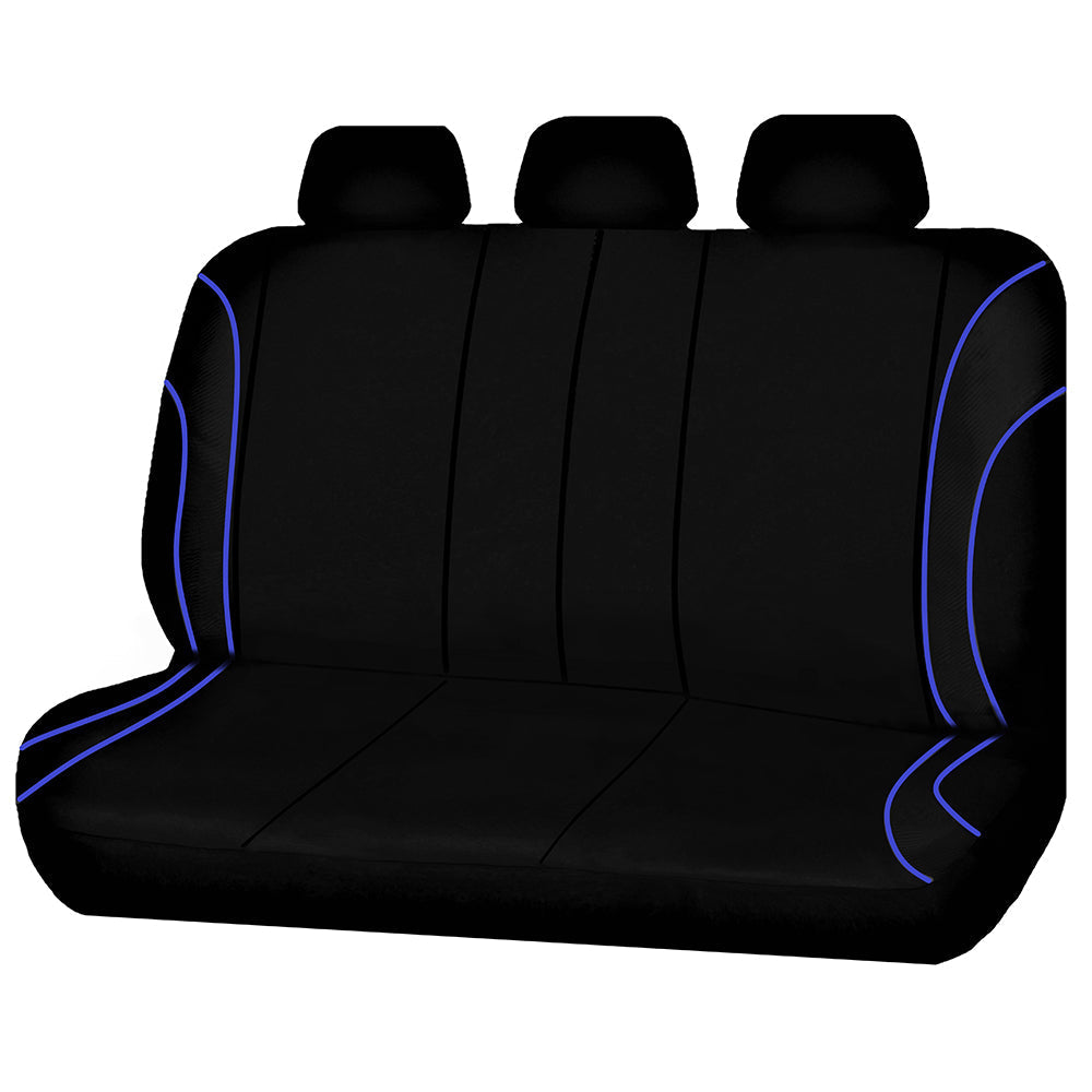 Automotive Parts: Universal Strident Rear Seat Covers Size 06/08S | Blue Piping