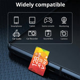 Memory Cards: 3PCS 128G Memory Cards, U3 A1 Class 10, Up To 100MB/s, Micro SD TF For Security Monitor/Full HD Video Recording/Tablet/Phone/ Surveillance Camera/Dash Camera/Car Speaker/Game Console
