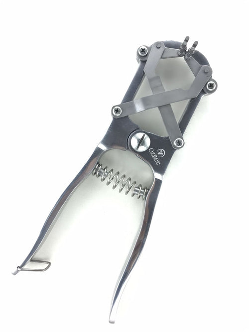 Kitchen & Bathroom DIY: Cattle Lamb Sheep Stainless Steel Elastrator Castrating Plier with 100 Rubber