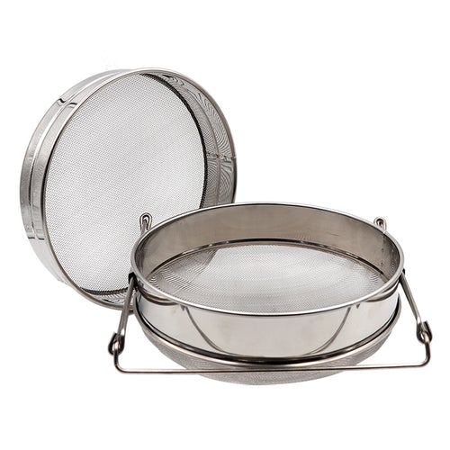 Gardening Tools: Stainless Steel Double-layer Bee Honey Sieve Filtration, Strainer Honey Harvesting Tool