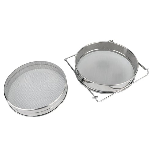 Gardening Tools: Stainless Steel Double-layer Bee Honey Sieve Filtration, Strainer Honey Harvesting Tool