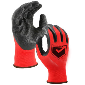 12Pcs Work Gloves Latex Coated General Purpose Hand Protection Garden Mechanic-XL
