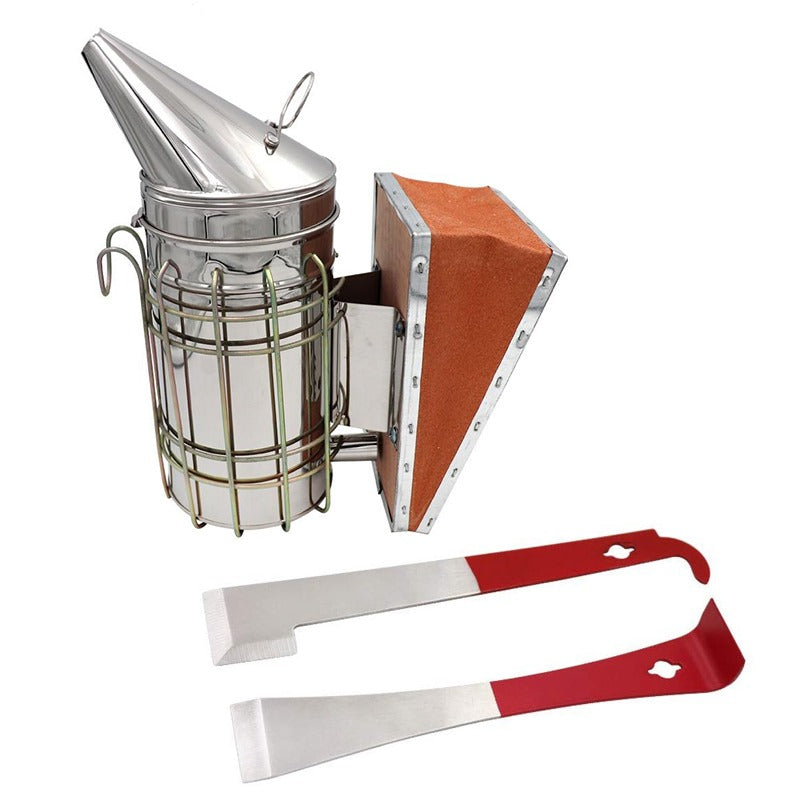 Hand Tools: 3Pcs Beekeeping Tools Kit For Beekeeper Bee Hive Smoker J Hook Hive Tools