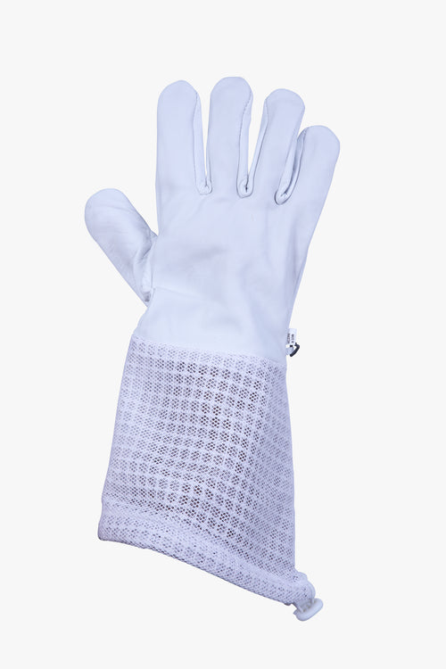 Protective Equipment: Beekeeping Bee Gloves Goat Skin 3 Mesh Ventilated Gloves-S