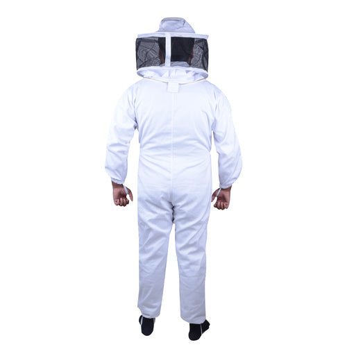 Beekeeping: Beekeeping Bee Full Suit Standard Cotton With Round Head Veil S