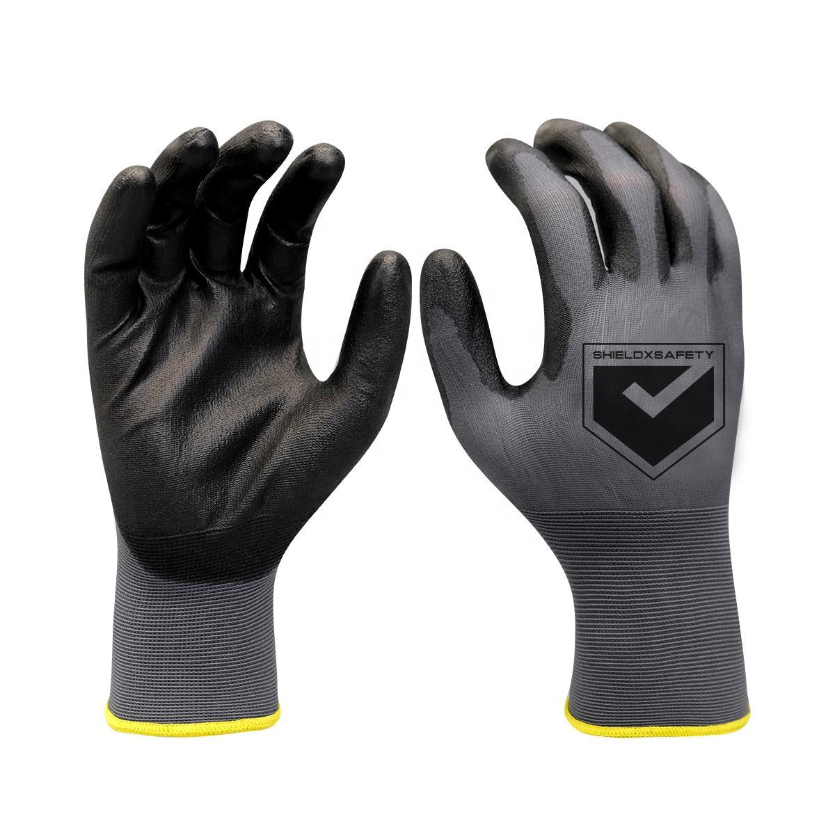 48 Pcs Work Gloves PU Coated General Purpose Hand Protection Garden Mechanic