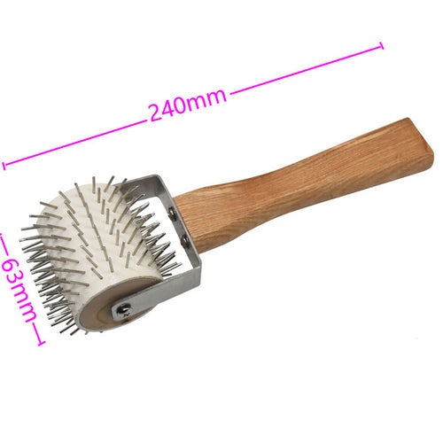 Automotive Cleaning: Premium Uncapping Roller Idler Wheel with Stainless Steel Needles, Honey Extracting Tool Beekeeping Supplies Tools