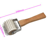 Automotive Cleaning: Premium Uncapping Roller Idler Wheel with Stainless Steel Needles, Honey Extracting Tool Beekeeping Supplies Tools