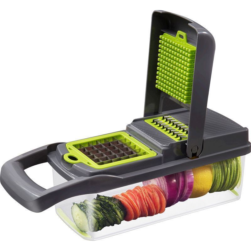 14-in-1 Vegetable Chopper (3 Blades+Square Tool)