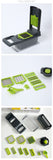 16-in-1 Vegetable Chopper (11 Blades+Square Tool)