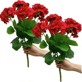 Artificial Flowers Red