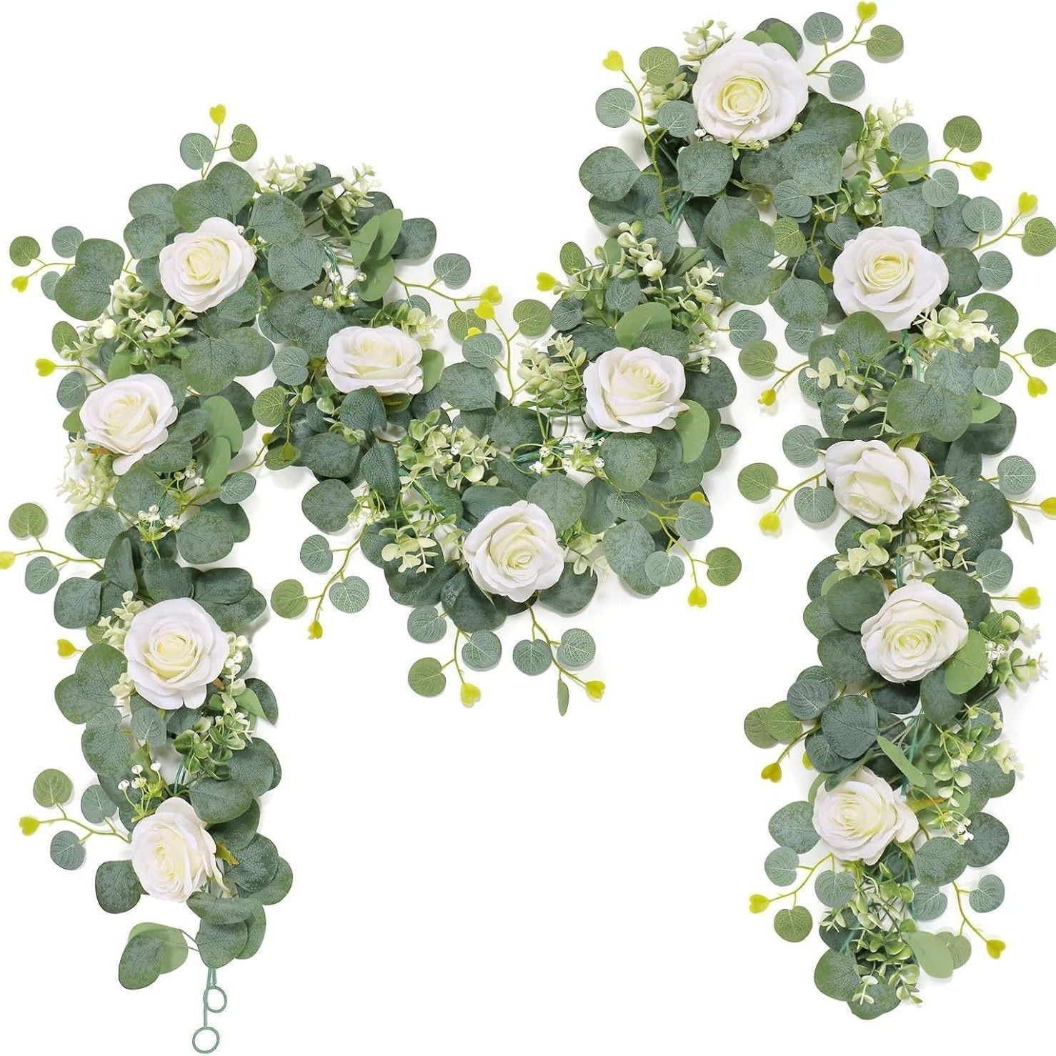 Eucalyptus Flower Vine – White