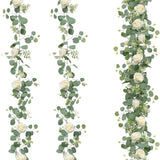 Eucalyptus Flower Vine – White