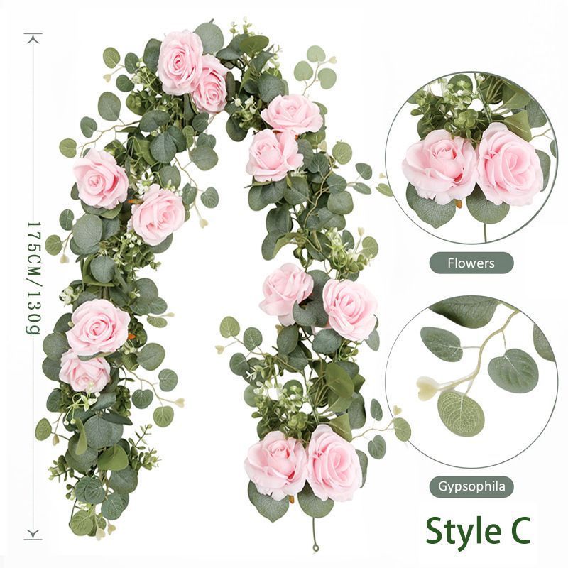 Eucalyptus Flower Vine – White