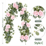 Eucalyptus Flower Vine – White