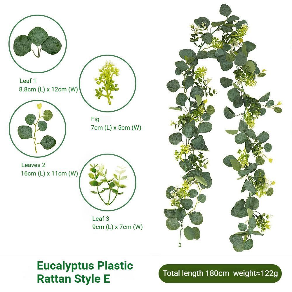 Eucalyptus with Flowers - 60 Heads-E