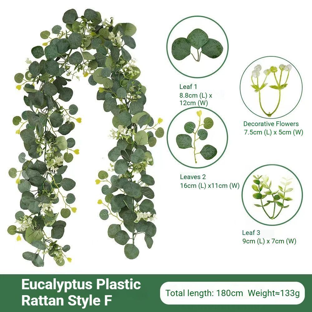 Eucalyptus with Flowers - 60 Heads-F