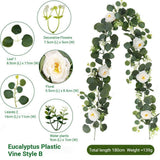 Eucalyptus with Flowers - 61 Heads-L