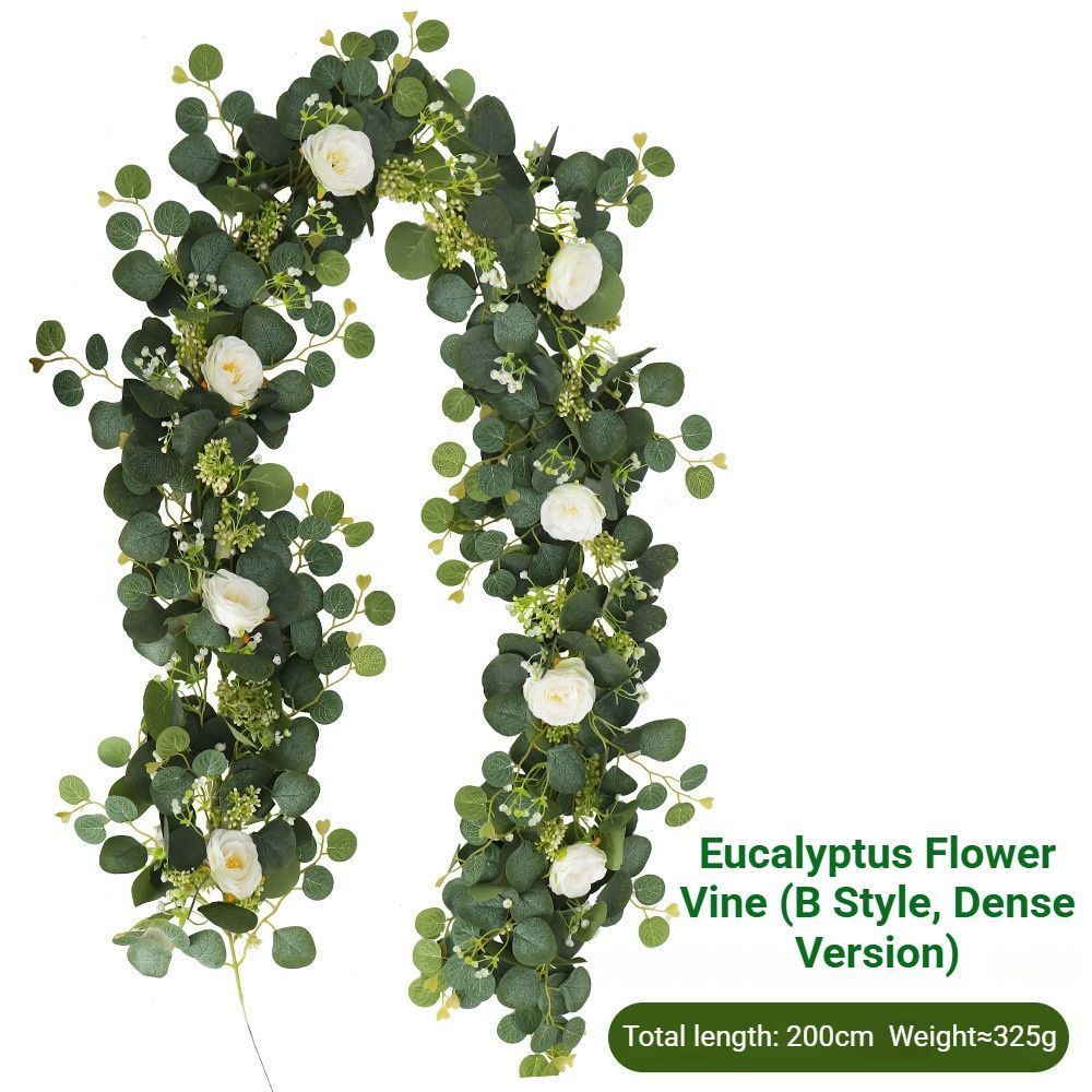 Eucalyptus with Flowers - 72 Heads-B