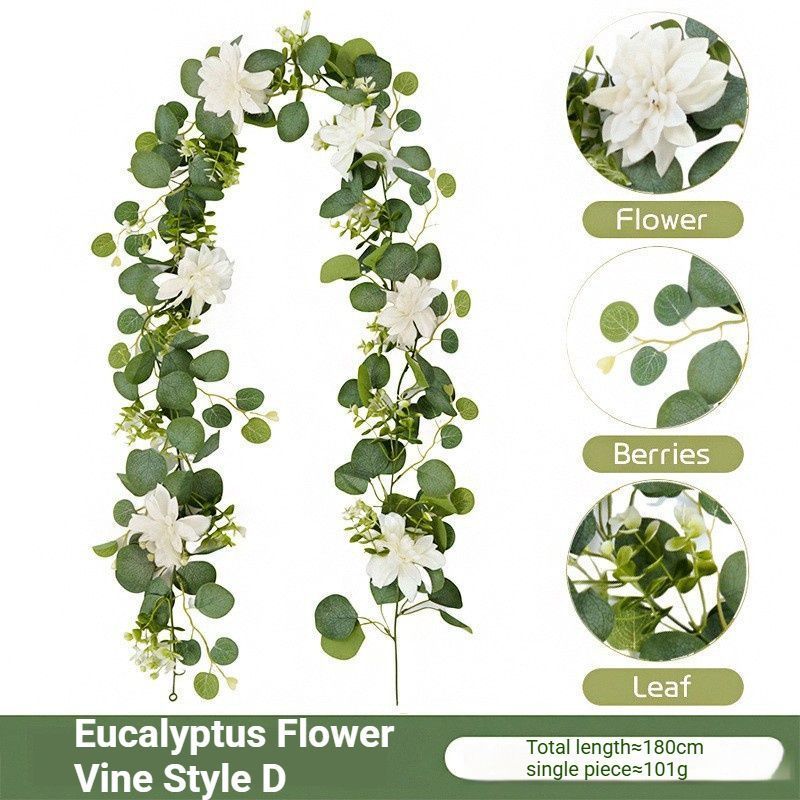 Eucalyptus with Flowers - C