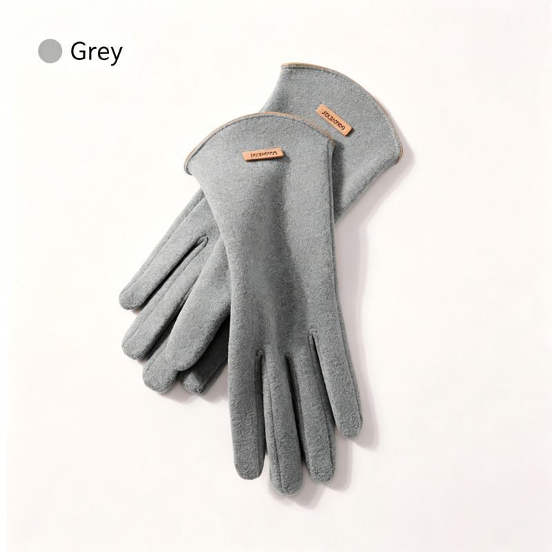 Ladies Winter Warm Cashmere Gloves DY43 Moonlight Gray