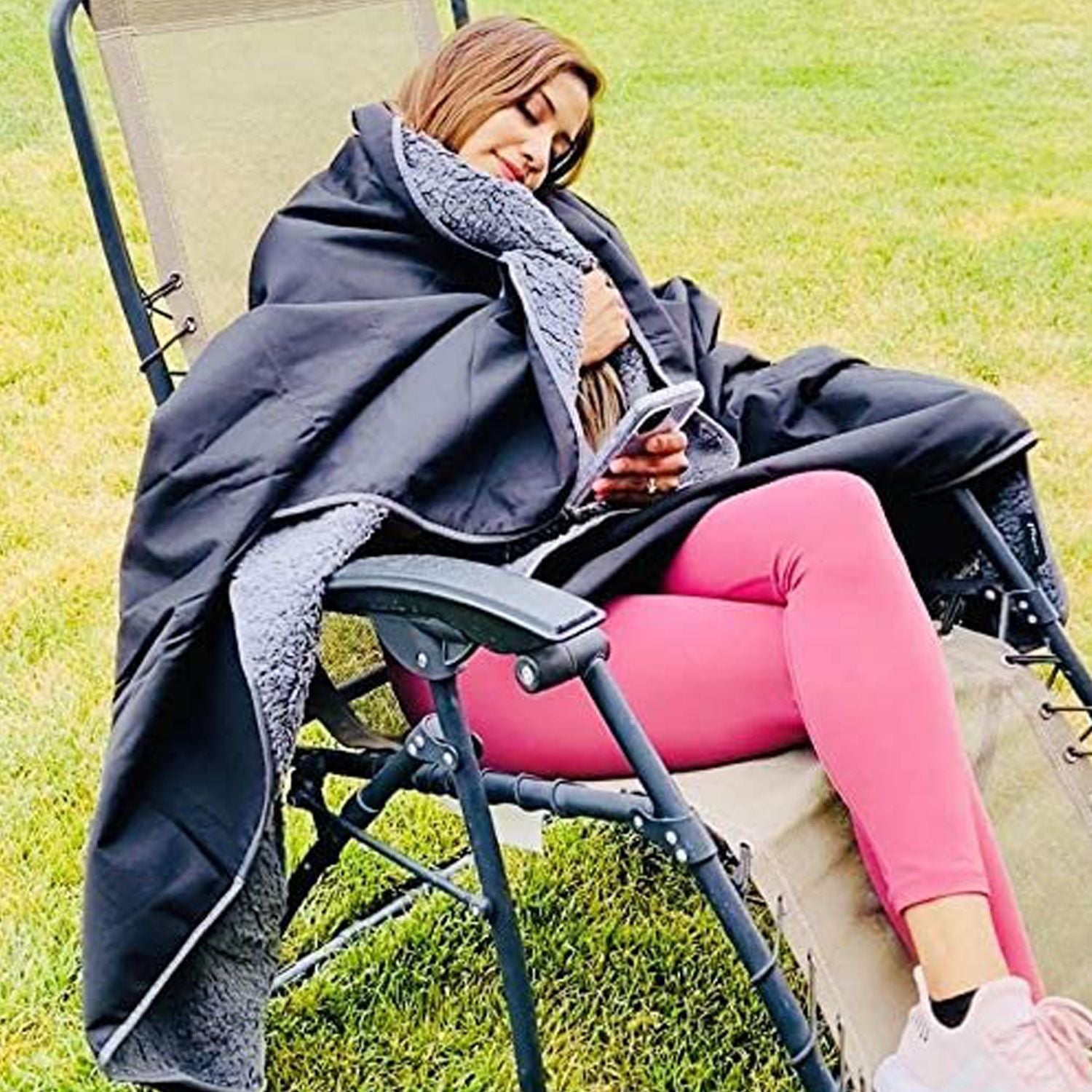 utdoor Camping Blanket - Black