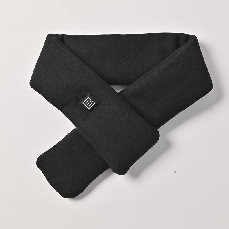 USB Rechargeable Graphene Heated Neck Warmer Black