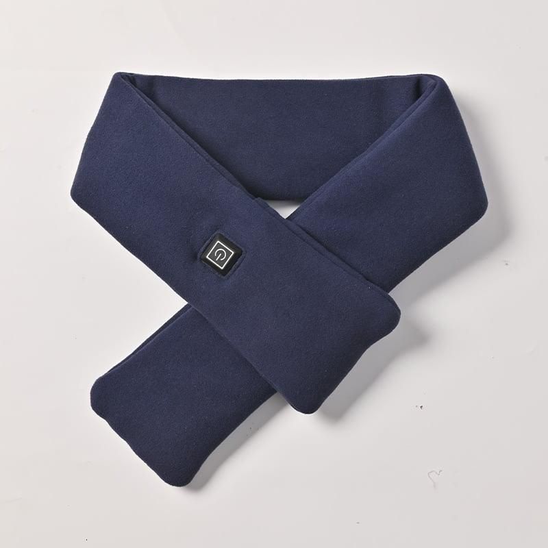 USB Rechargeable Graphene Heated Neck Warmer Deep Blue