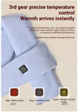 USB Rechargeable Graphene Heated Neck Warmer Gray