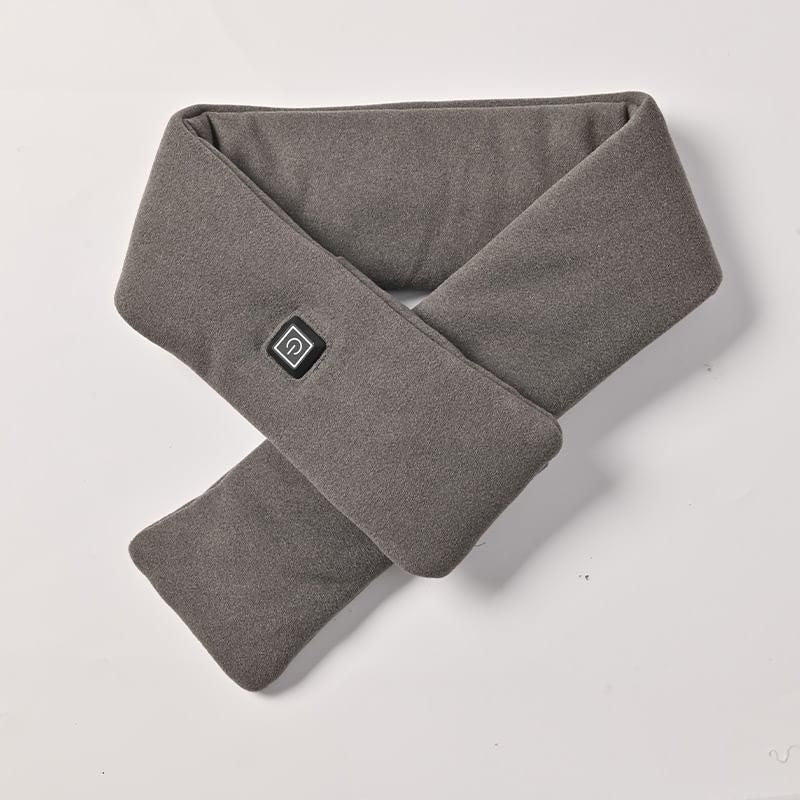 USB Rechargeable Graphene Heated Neck Warmer Gray-Gift Box Edition