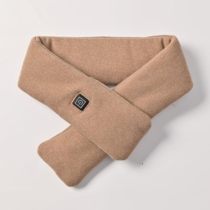 USB Rechargeable Graphene Heated Neck Warmer Khaki