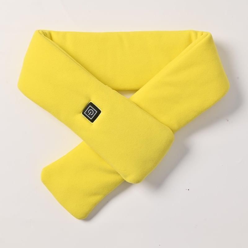USB Rechargeable Graphene Heated Neck Warmer Yellow-Gift Box Edition