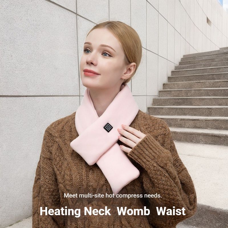 USB Rechargeable Graphene Heated Neck Warmer Yellow-Gift Box Edition