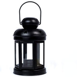 White Black and Red Candle Holder Set of 3