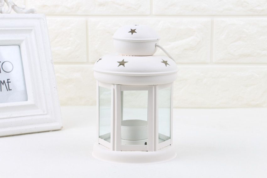 White Pink and Red Candle Holder Set of 3