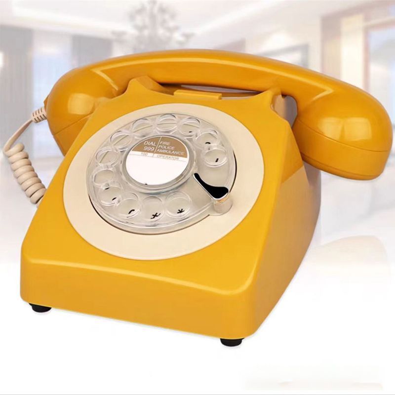 Wireless Bluetooth Desk Phone Style 2-gold