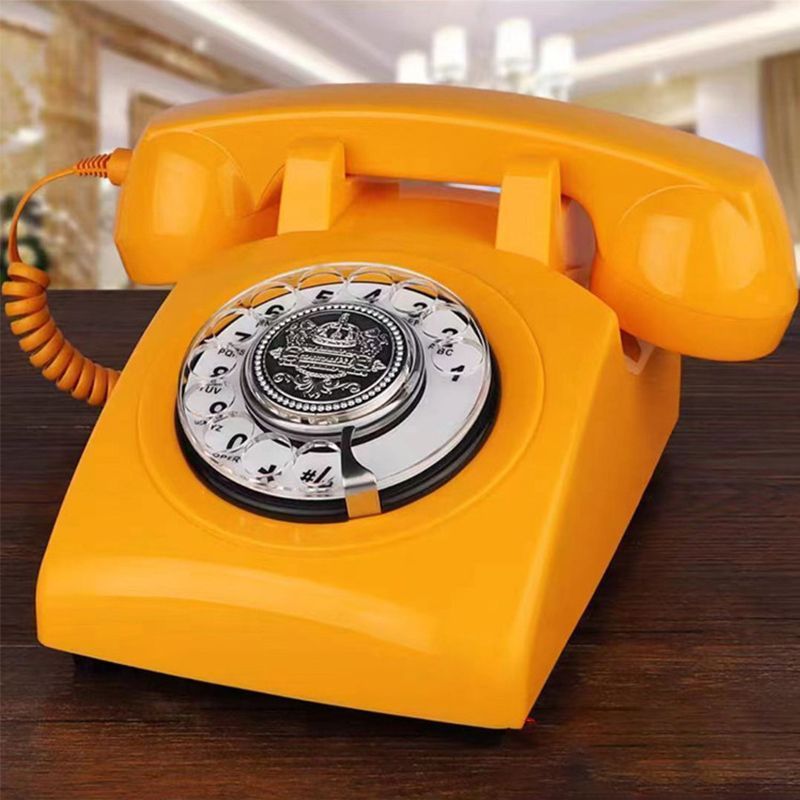 Wireless Bluetooth Desk Phone Style 2-gold