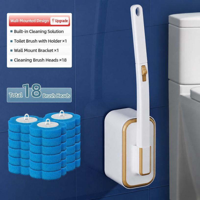 Toilet Brush Set White 02