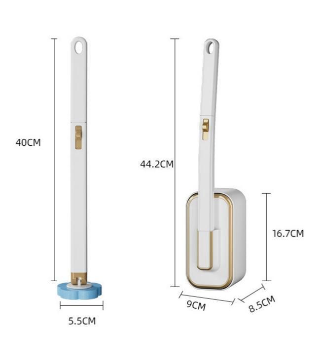 Toilet Brush Set Grey 03
