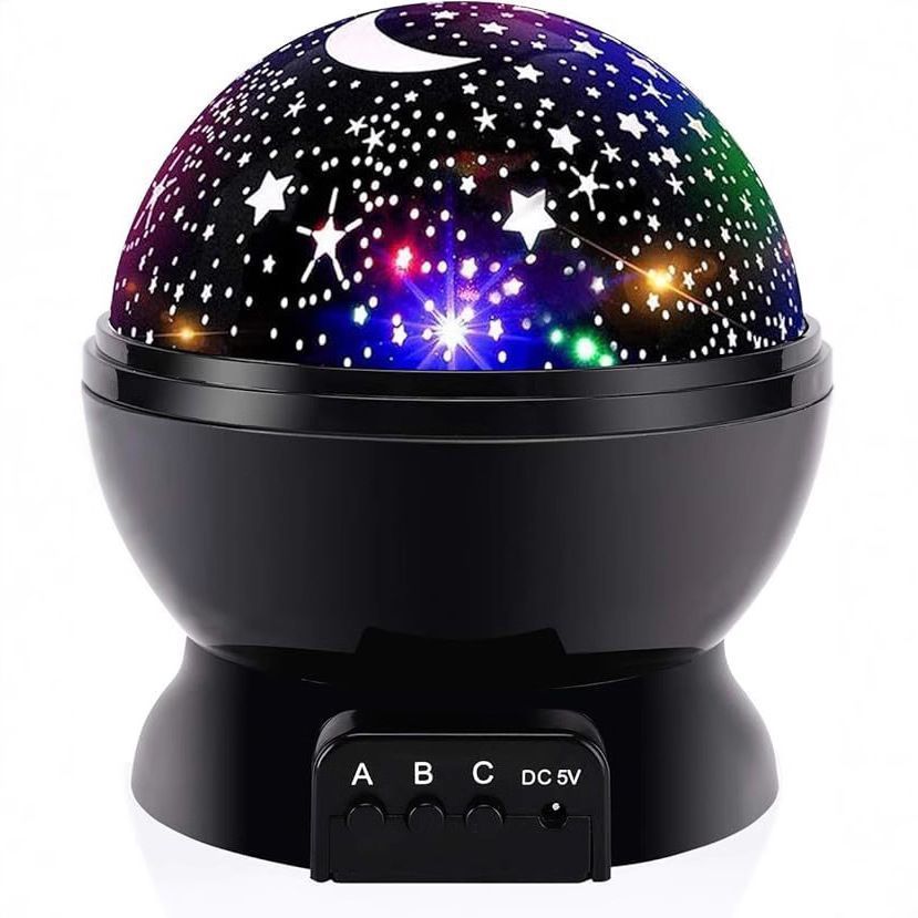 Starry Projection Lamp Black