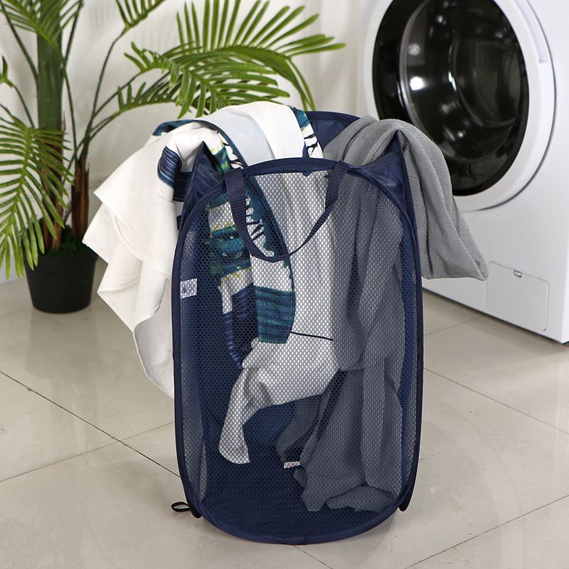Foldable Laundry Hamper Beige 01